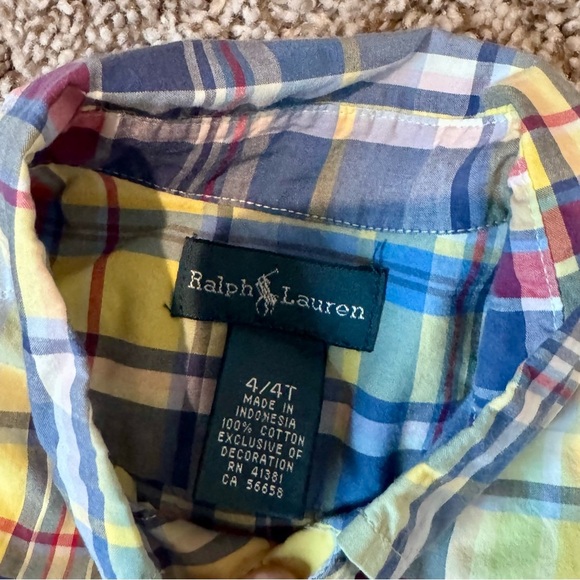 Ralph Lauren Shirt 4T - Picture 2 of 3